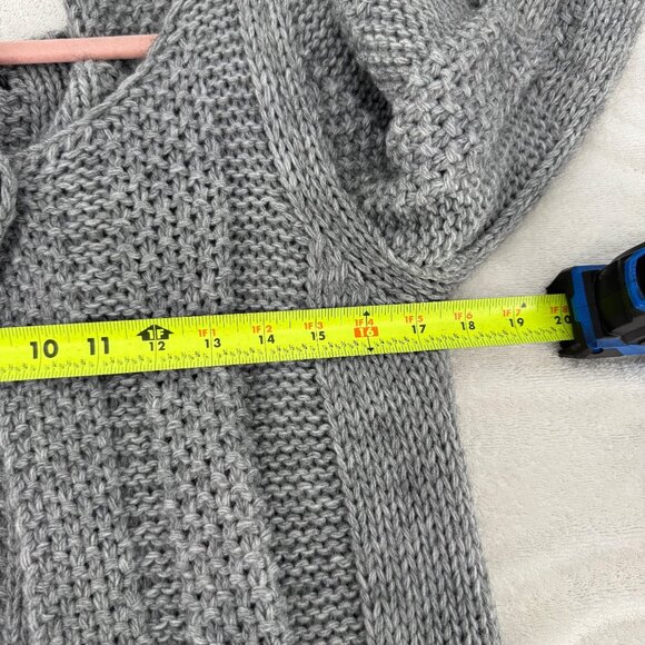 Silvia Novelli NOBA Knit Cardigan Sweater With Single Button Closure - Picture 3 of 8